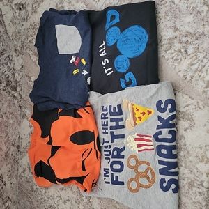 Lot of 4 mickey shirts for boys, size xs 4/5